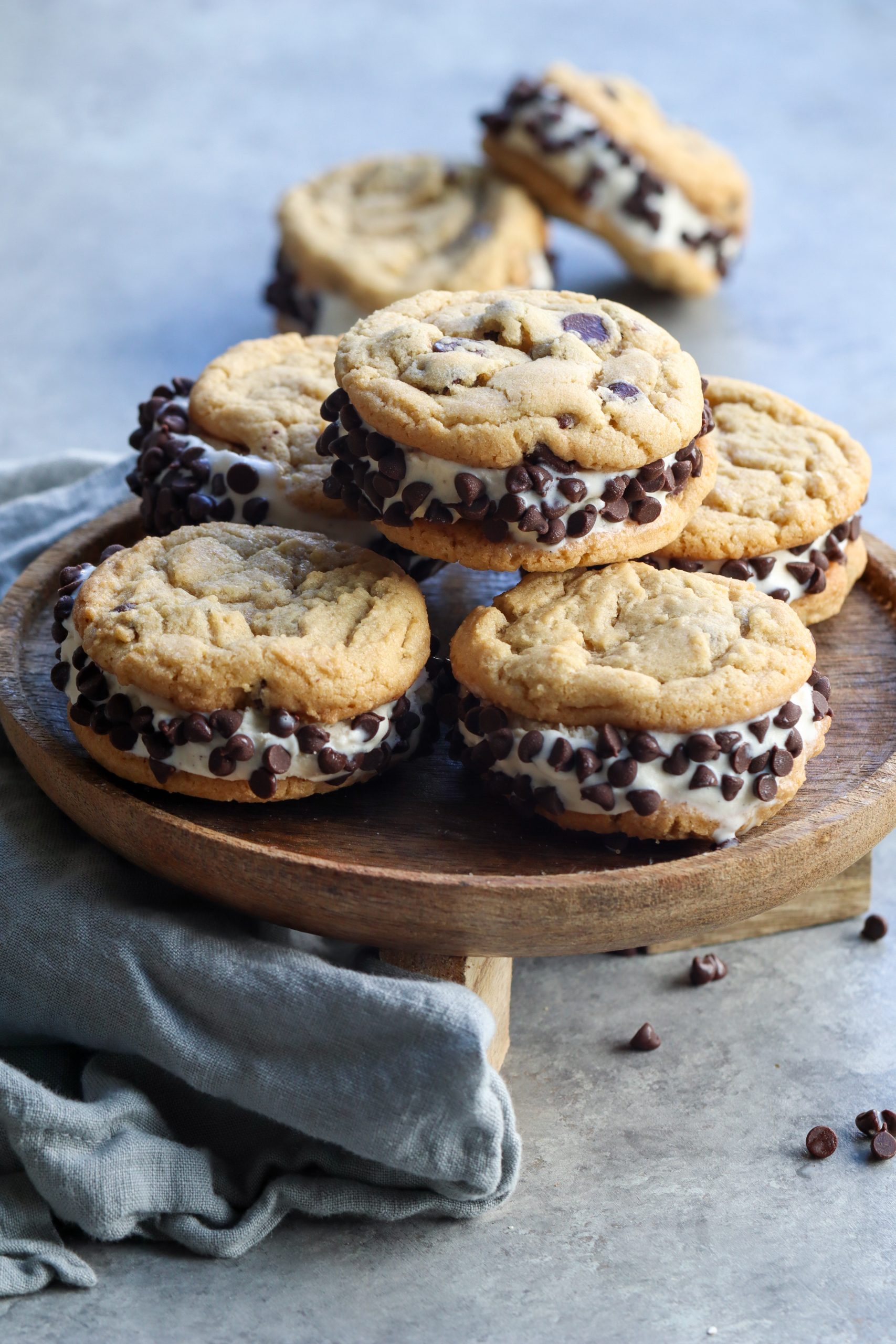 The Homemade Chipwich: Chocolate Chip Cookie Ice Cream Sandwich