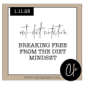 breaking free from the diet mindset // cait's plate