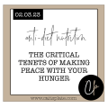 the critical tenets of making peace with your hunger // cait's plate