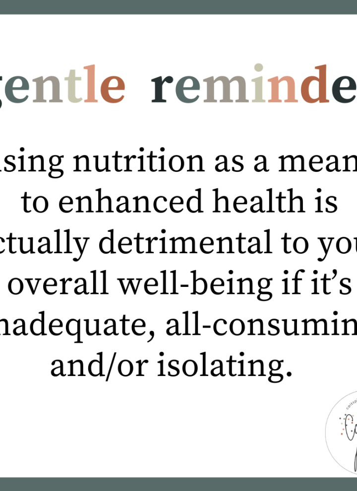 gentle reminder // cait's plate