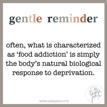 gentle reminder // cait's plate