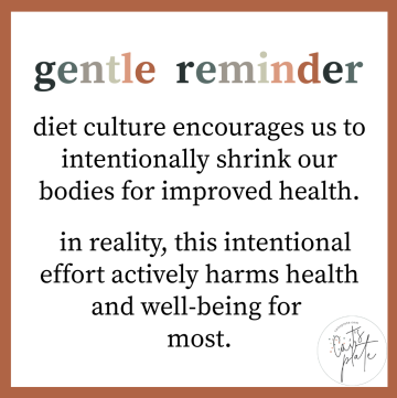 gentle reminder // cait's plate