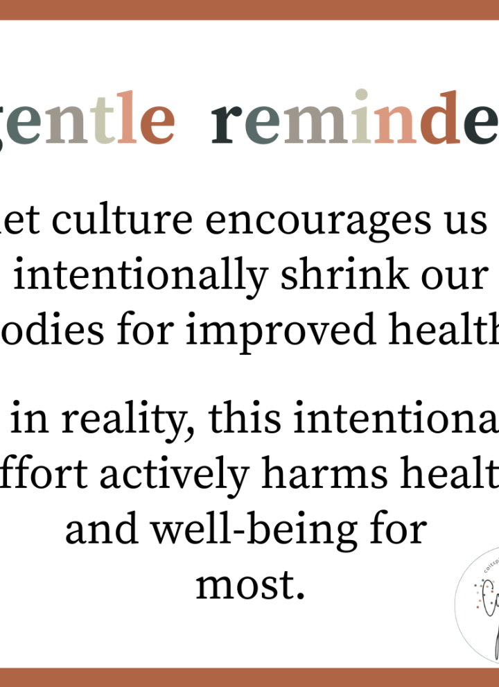 gentle reminder // cait's plate