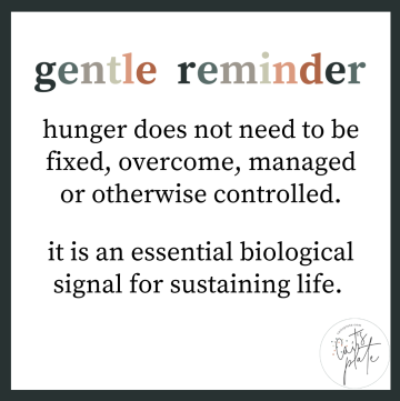 gentle reminder // cait's plate