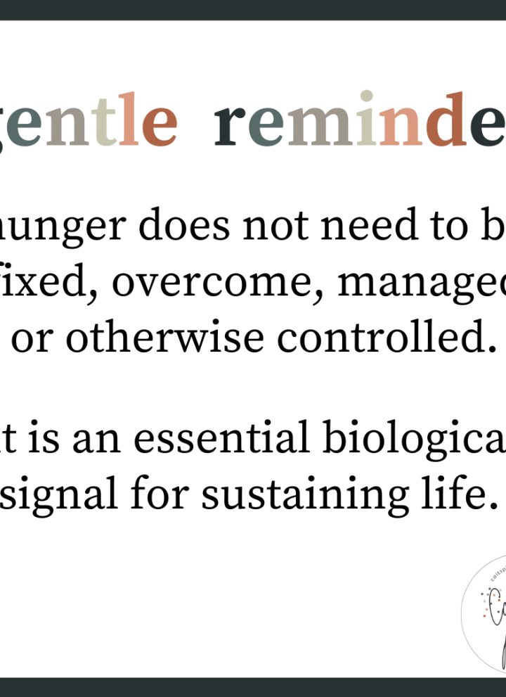 gentle reminder // cait's plate