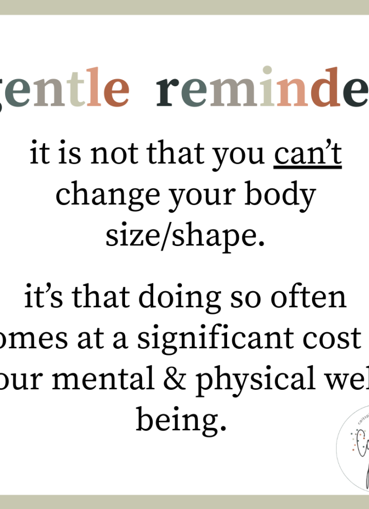 gentle reminder // cait's plate